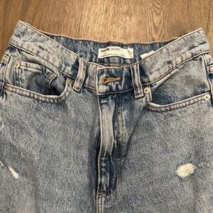 Garage Denim Light Wash Straight Leg Jeans